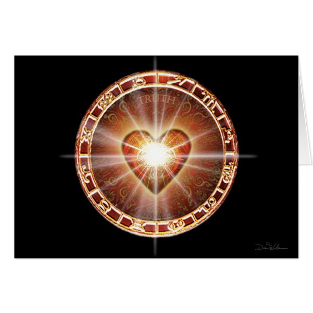 Cartão Cardíaco (Frente Horizontal)