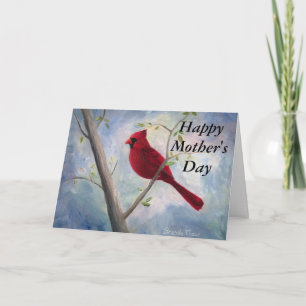 Cartão cardinal Mother's Day Card
