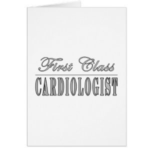 Cartão Cardiologista da primeira classe dos