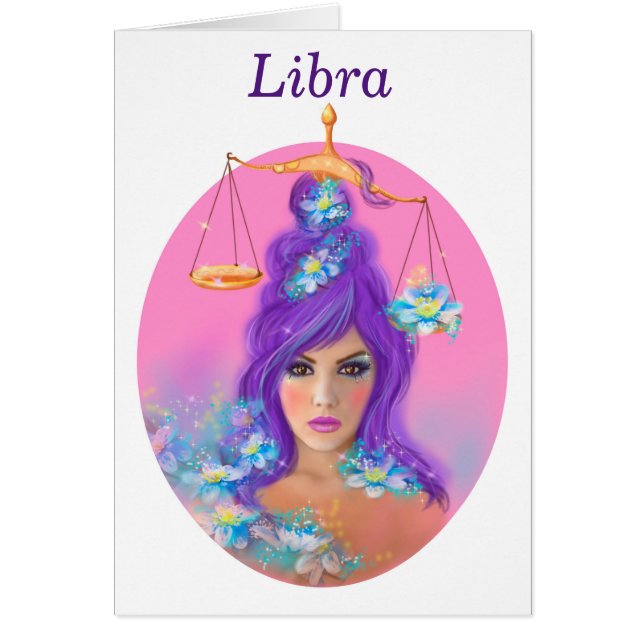 Cartão Cards Fantasy Libra (Frente)