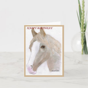 Cartão CARDS & NOTELETS - Horse Portrait Birthday Card