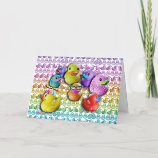 Cartão CARDS - Patos de borracha - Pop