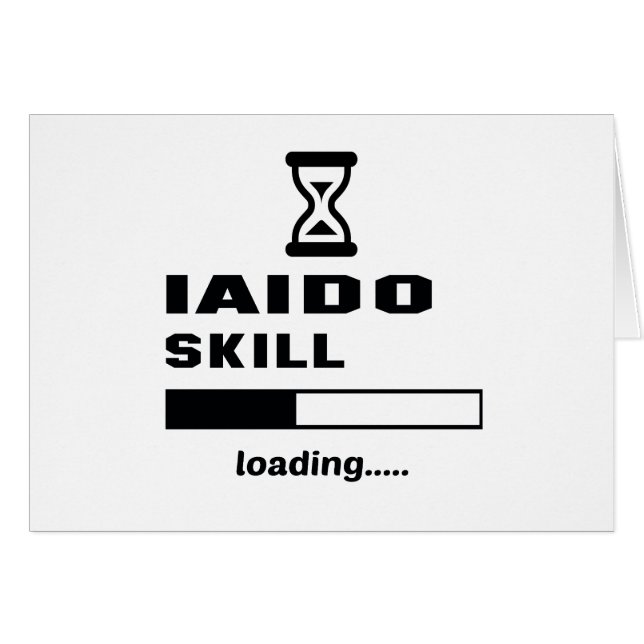 Cartão Carga da habilidade de Iaido ...... (Frente Horizontal)
