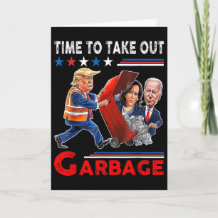 Cartão Carga Divertida Para Trump 2024 - Hora de Levar a