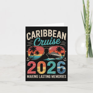 Cartão Caribe Cruise 2026 Filiação de Viagem de Férias