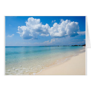 Cartão Caribe - Praia Sete Milhas - Ilhas Cayman