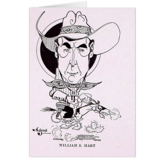 Cartão Caricatura de William S. Cervo (Frente)