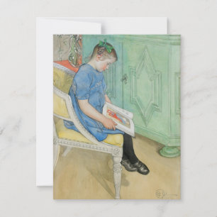 Cartão Carl Larsson - Anna-Johanna,