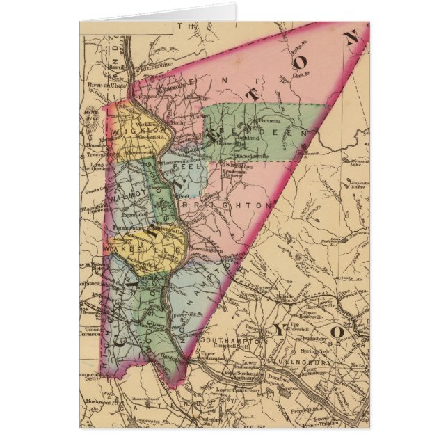 Cartão Carleton Co, NB (Frente)