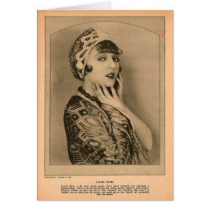 Cartão Carmel Myers retrato de 1924
