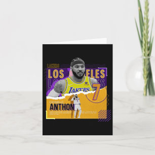 Cartão Carmelo-Anthony - basquete-papel-poster-lakers Ac