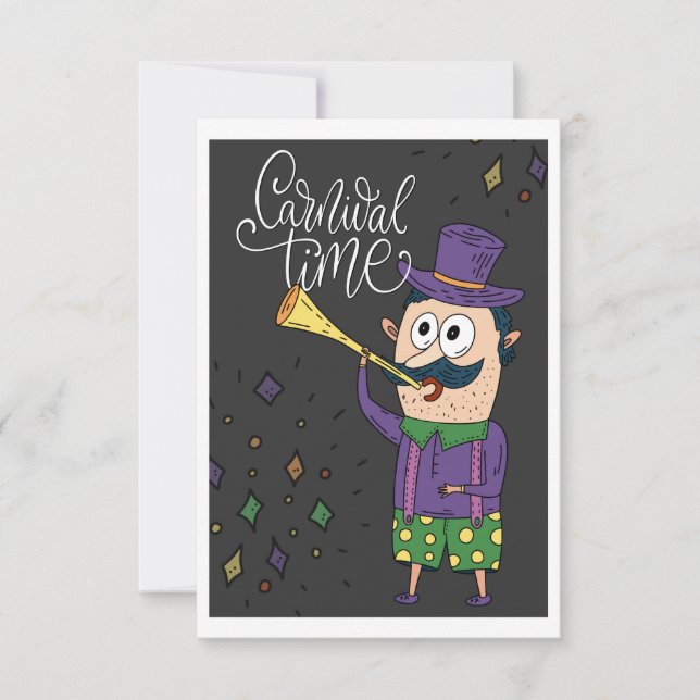 Cartão Carnaval (Frente)