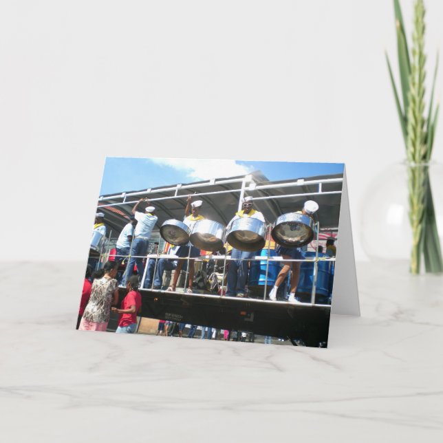 Cartão Carnaval em San Fernanado Trinidad (Frente)