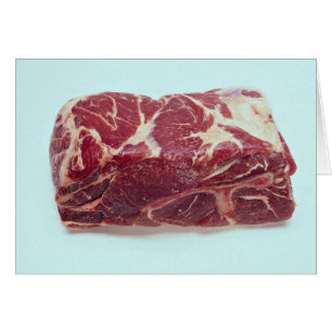 Cartão carne assada de porco Bumbum