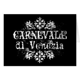 Cartão Carnevale di Venezia