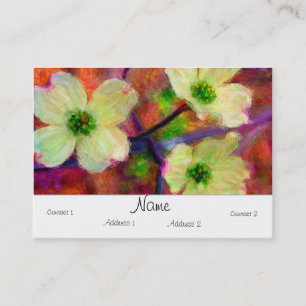 Cartão carnudo do Dogwood