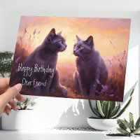 Caro Amigo Russo Cats Azul