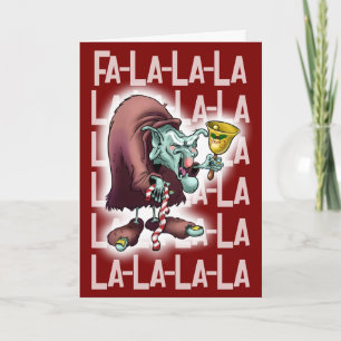 Cartão CAROL a TROLA do NATAL (fosco) - Jeff Willis Art