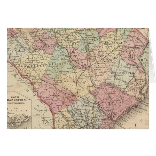 Cartão Carolina do Sul (Frente Horizontal)