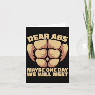 Cartão Caros Abs Talvez Um Dia