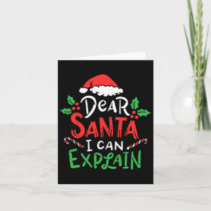 Cartão Caros Papais noeis De Natal Posso Explicar Papais