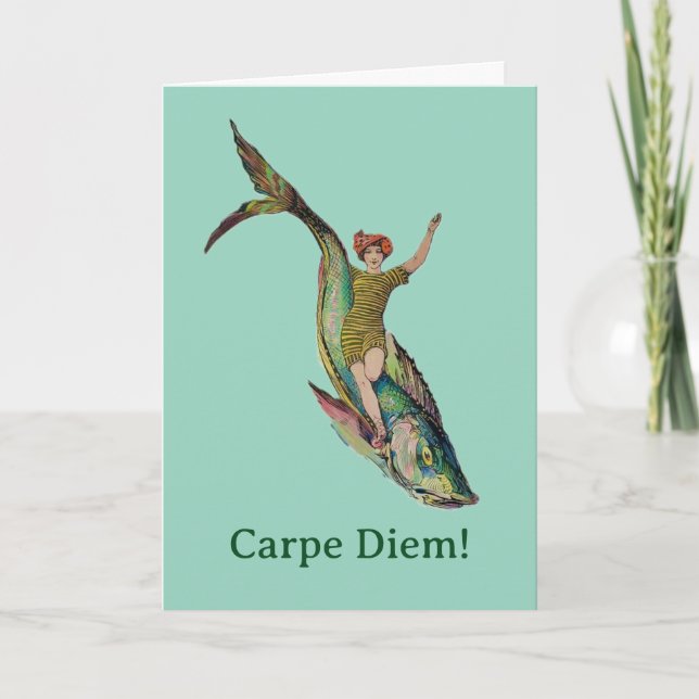 Cartão "Carpe" Diem (Frente)