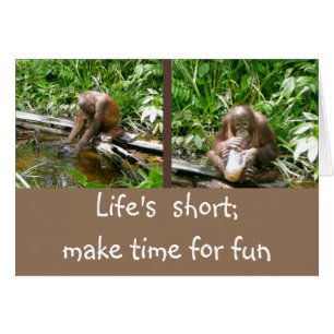 Cartão Carpe Diem aprecia a vida