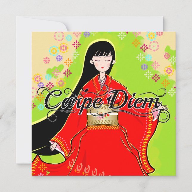 Cartão Carpe Diem Maiko (Frente)