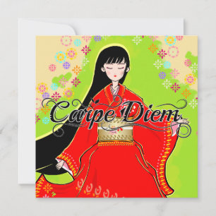 Cartão Carpe Diem Maiko