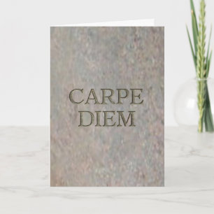 Cartão Carpe Diem Stone