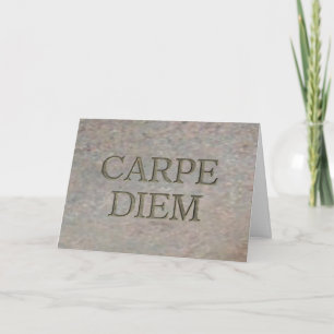 Cartão Carpe Diem Stone