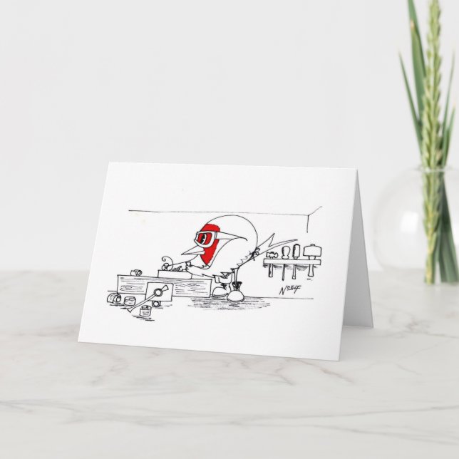 Cartão Carpenter Robin (Frente)