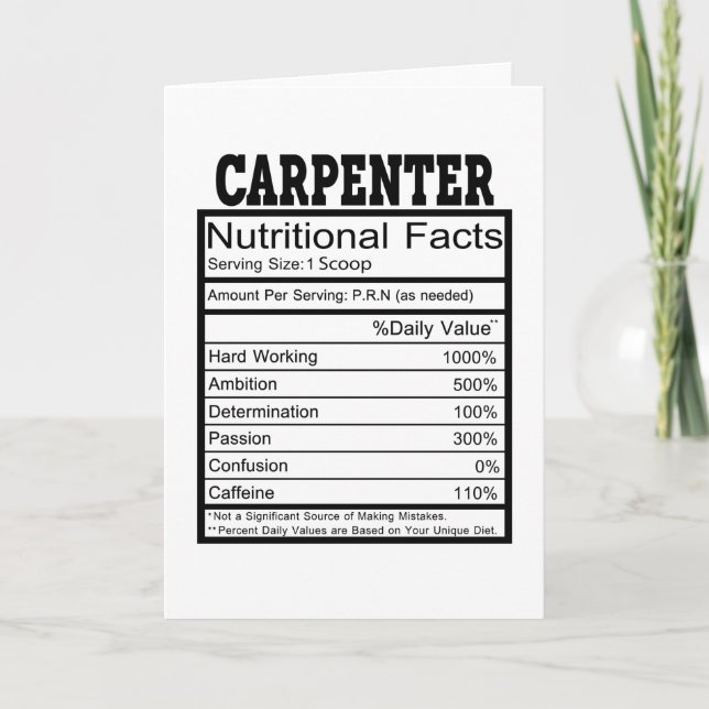 Cartão Carpinteiro (Frente)