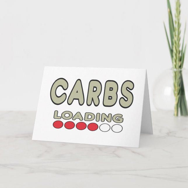 Cartão Carregamento de Carbs (Frente)