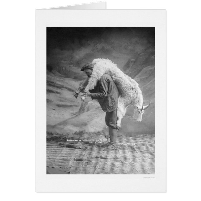 Cartão Carregando no Alasca 1905 (Frente)