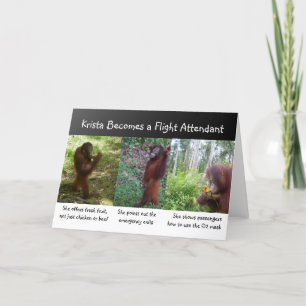 Cartão Carreiras: Atendedor de Voo da Companhia Aérea
