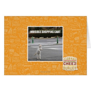 CARTÃO CARRINHO DE COMPRAS INVISÍVEL