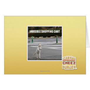 CARTÃO CARRINHO DE COMPRAS INVISÍVEL