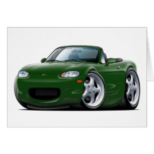 Cartão Carro 1999-05 verde de Miata
