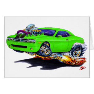 Cartão Carro 2008-10 verde do desafiador
