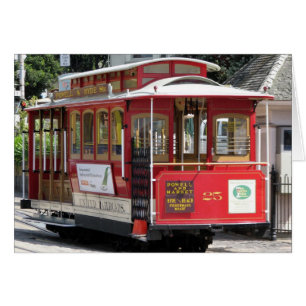 Cartão Carro a cabo San Francisco