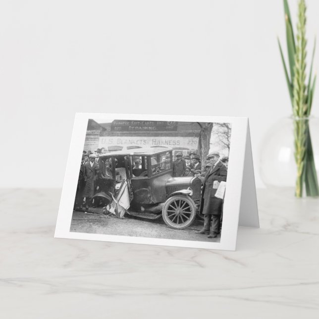Cartão Carro Antiqueado, 1920 (Frente)