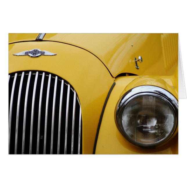 Cartão Carro clássico Morgan 5 (Frente Horizontal)