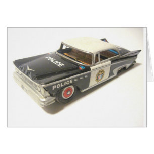 Cartão Carro da Polícia