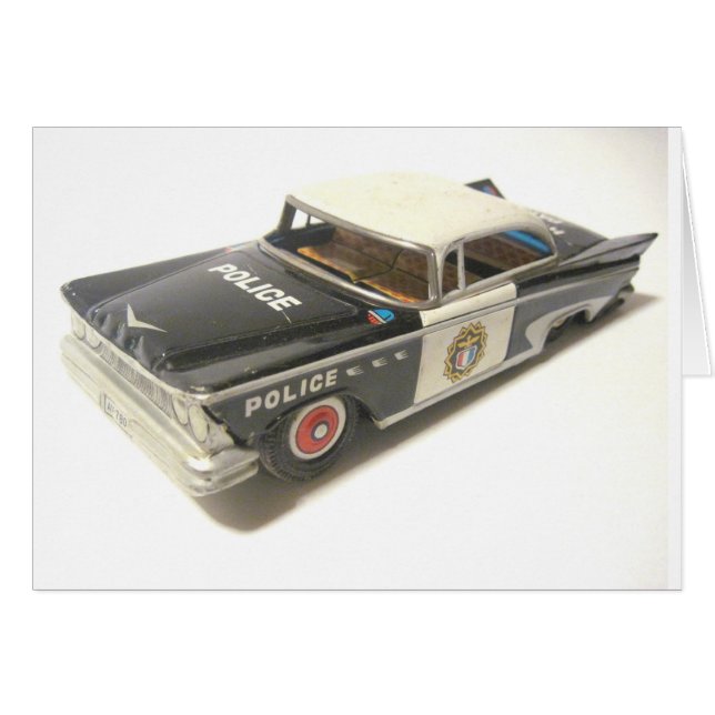 Cartão Carro da Polícia (Frente Horizontal)