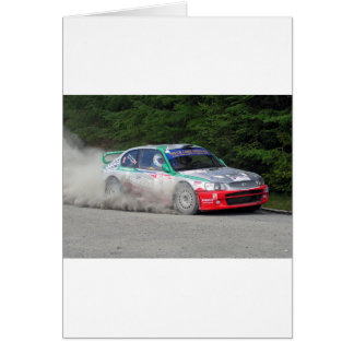 Cartão Carro de Comício WRC com Ênfase Hyundai