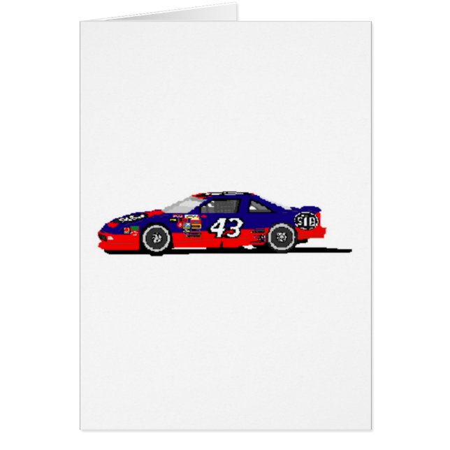 Cartão Carro de corridas (Frente)