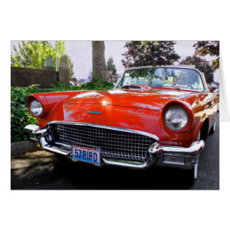 Cartão Carro de esportes americano