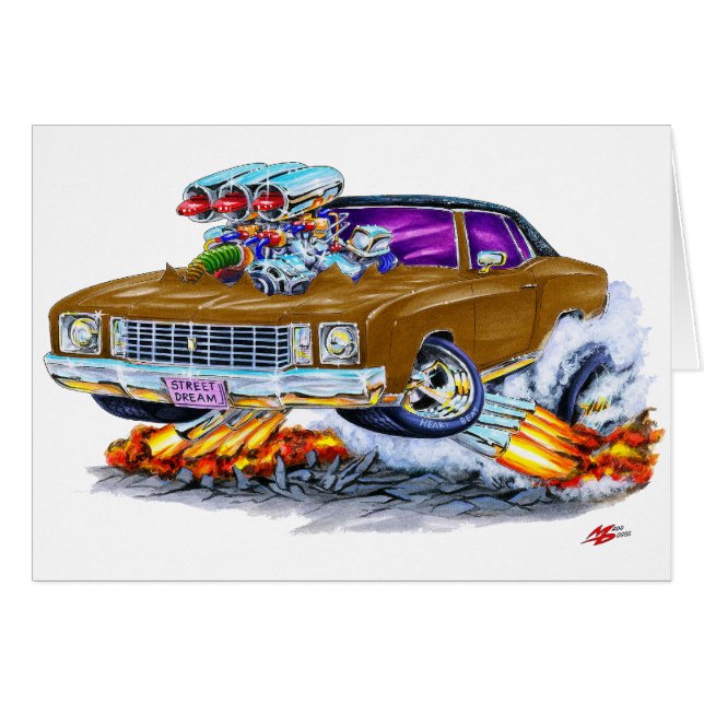 Cartão Carro de Monte 1972 - de Carlo Brown (Frente Horizontal)