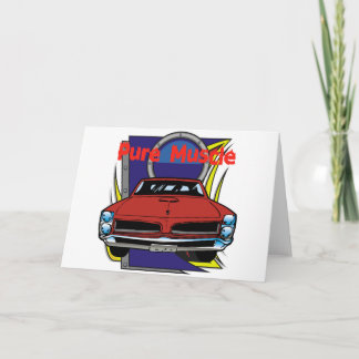 Cartão Carro do músculo de 1966 GTO